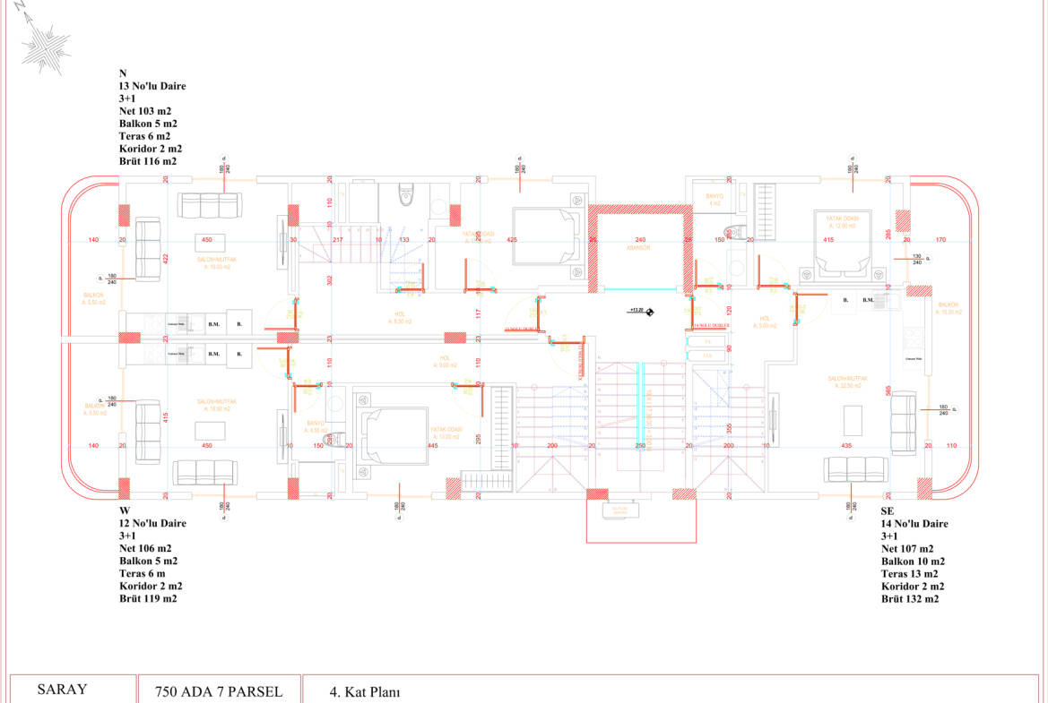 Планировка этаж 5